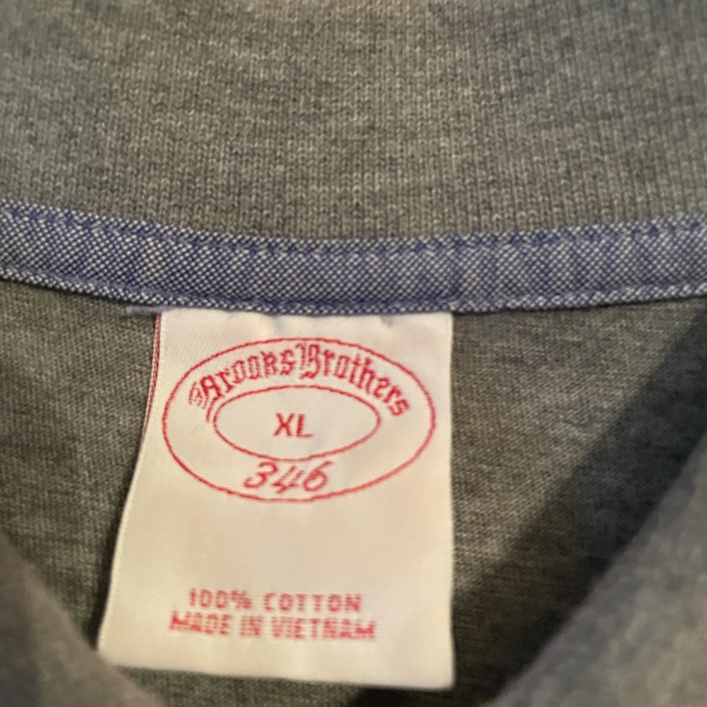 Brooks Brothers Grey Polo XL - Picture 5 of 5
